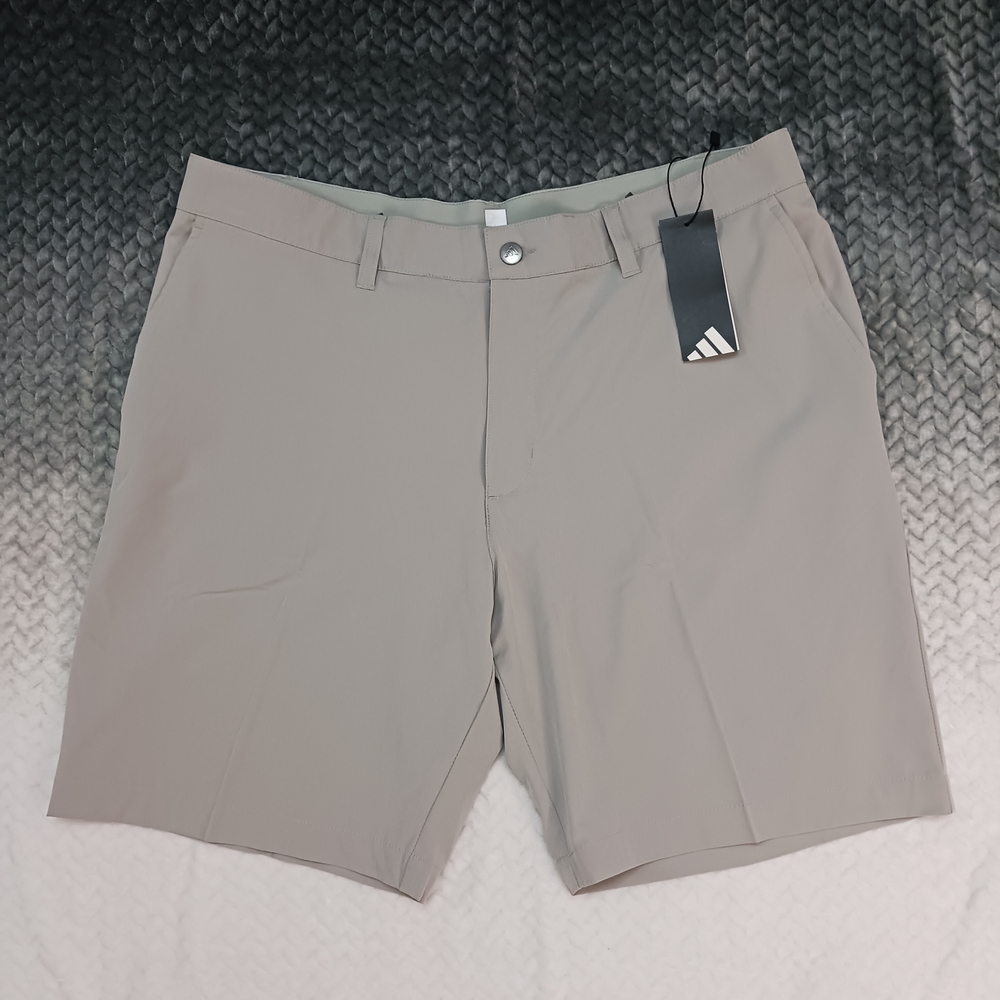 Adidas Ultimate 365 Navy Gray 8.5" Stretch Woven Men's 38" Golf Short - ADVR0838